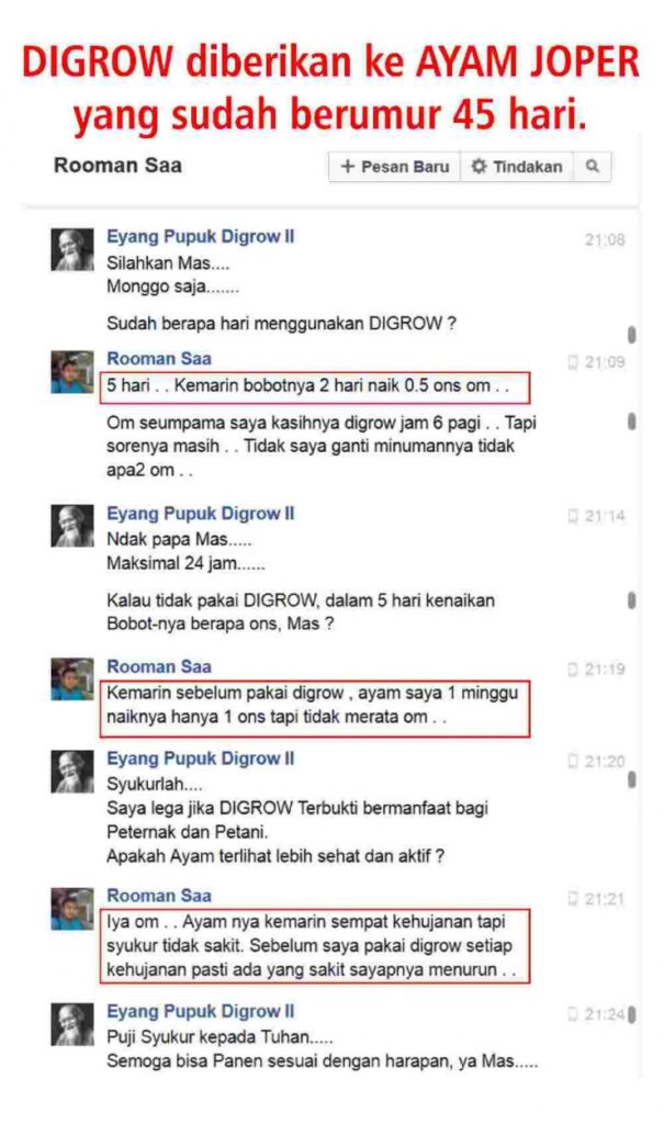 Cara Aplikasi DIGROW Untuk Ayam - Testimoni Peternak Ayam DIGROW (12)