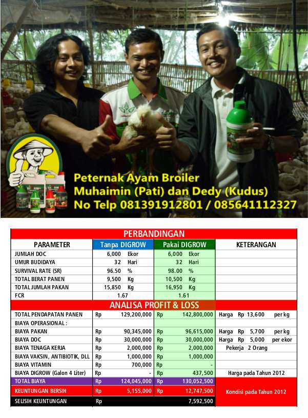 Cara Aplikasi DIGROW Untuk Ayam - Testimoni Peternak Ayam DIGROW (17)
